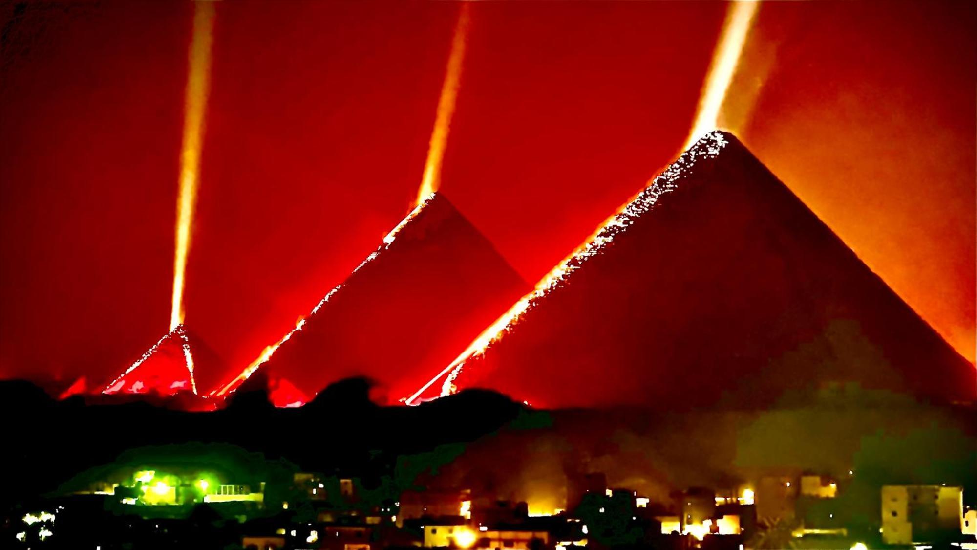 PYRAMIDS TOWER Inn Nazlet el-Sisi Bagian luar foto